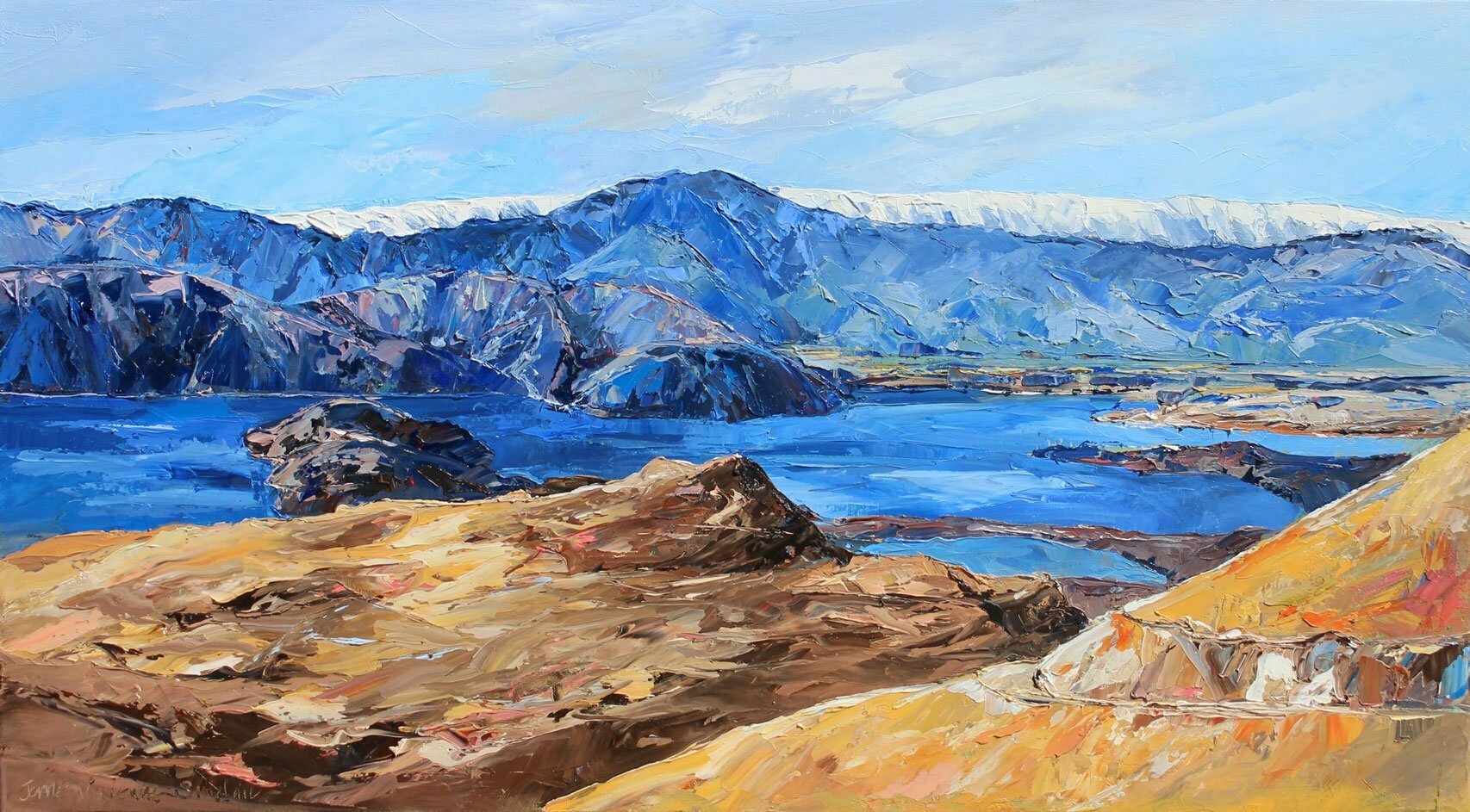 Treble Cone Wanaka – Original | Jane Sinclair Artist